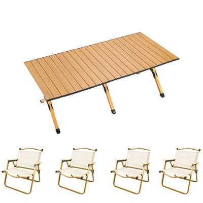 ست میز تاشو کمپینگ آلیاژ آلومینیوم